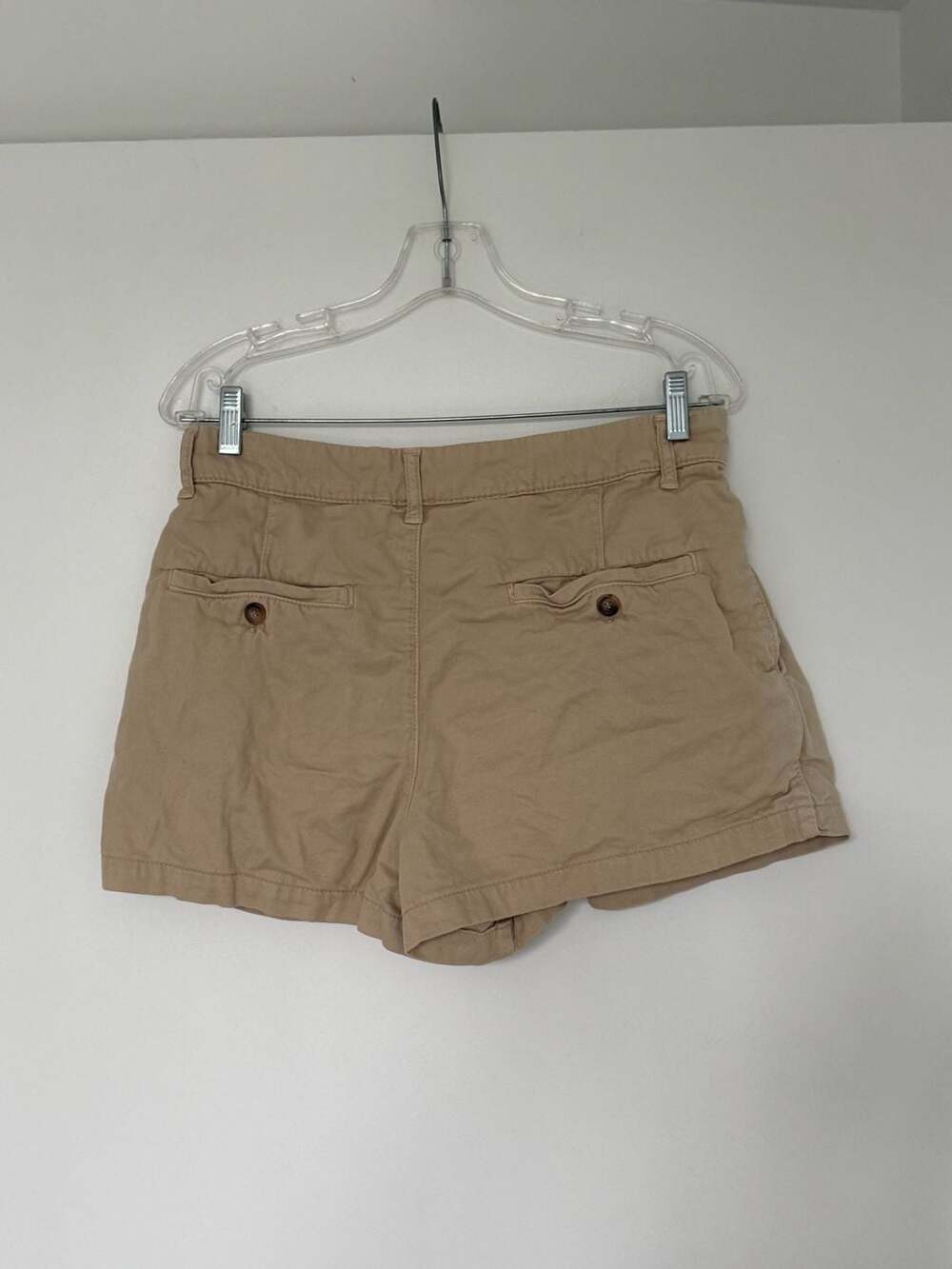 Free People Billie Chino High-Waisted Pleated Shorts - Picture 2 of 7